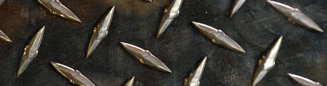 diamond plate banner